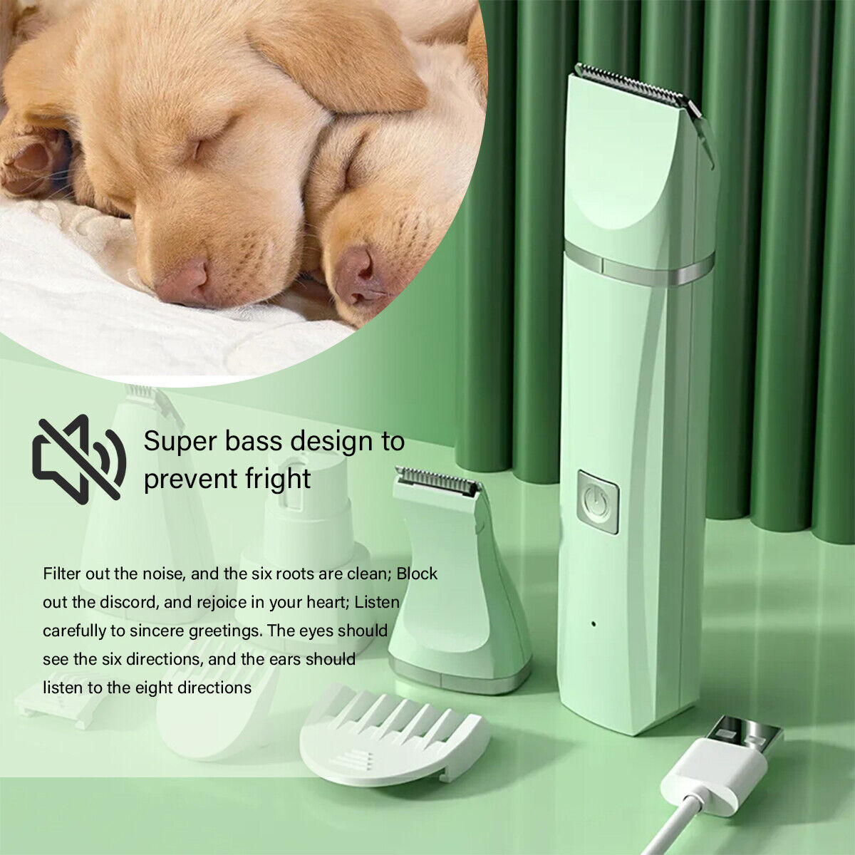 4X Pet Clippers – Cordless Grooming Trimmer Kit
