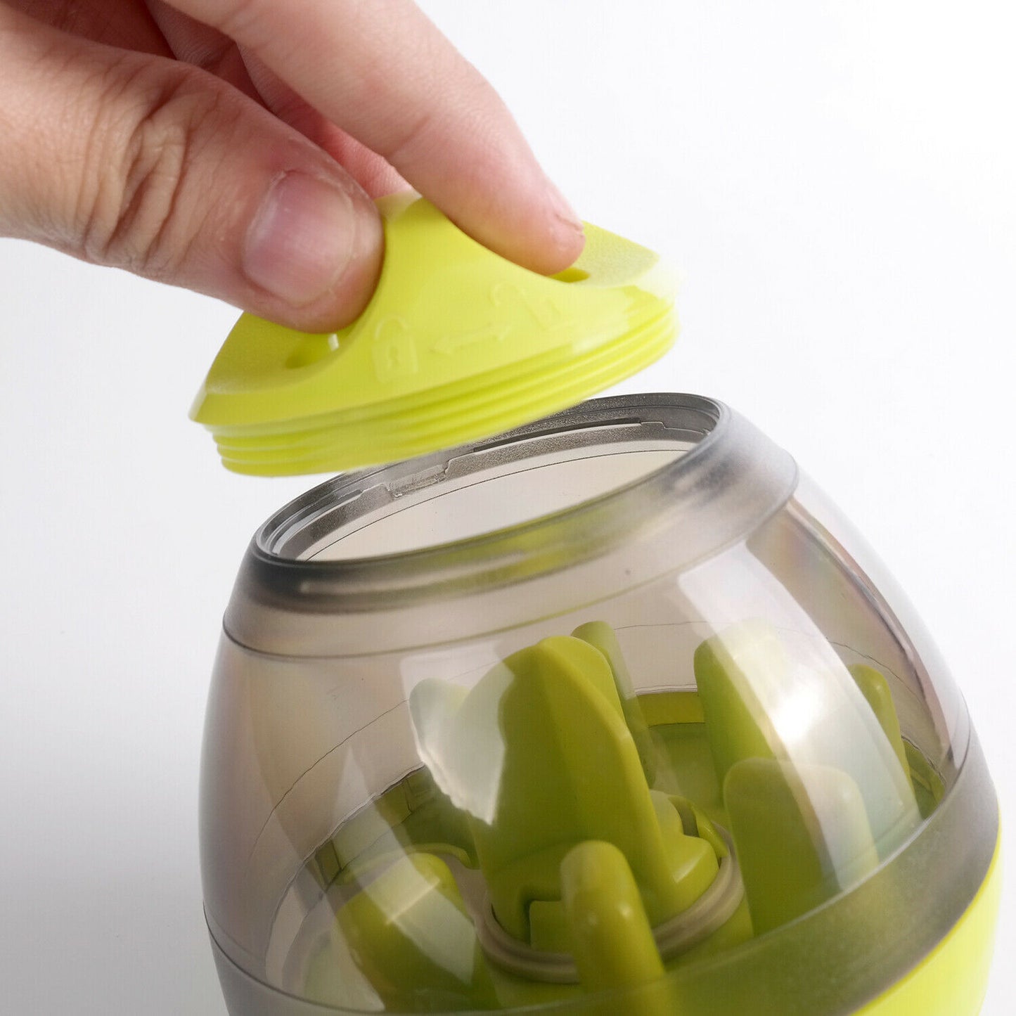 Dog Food Tumbler – Feeder Dispenser Bowl