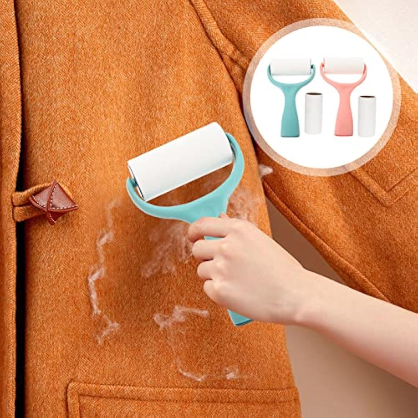 Lint Roller – Refillable Pet Hair & Fuzz Remover