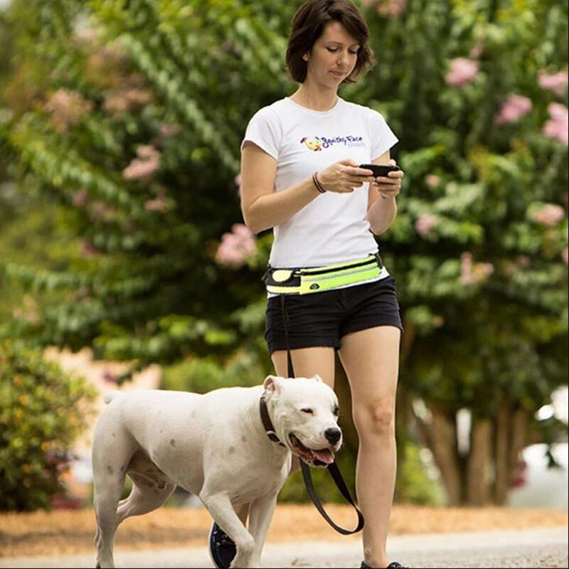 Dog Leash – Hands-Free Bungee with Storage