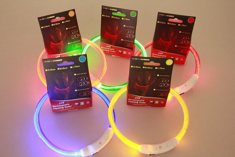 Pet Collar – USB Rechargeable Glow Necklace