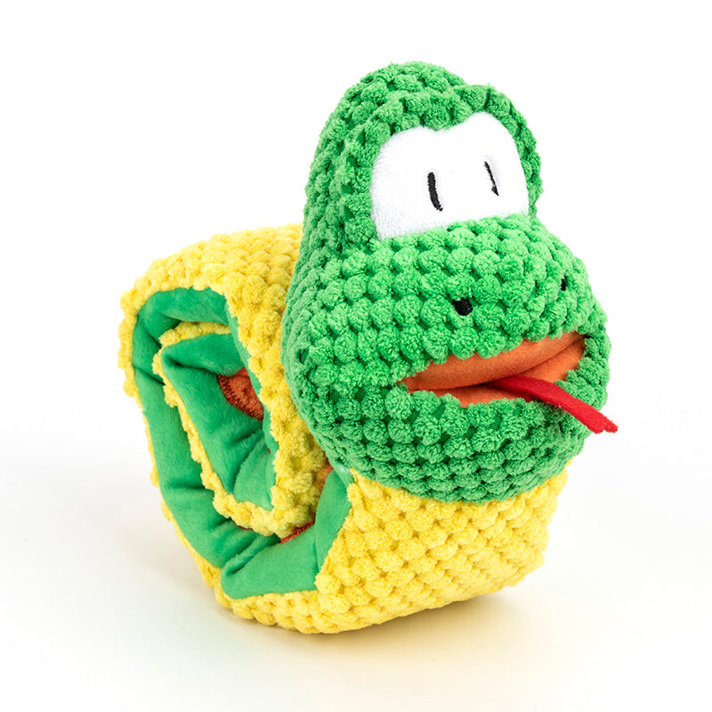 Snake Snuffle Toy – Squeaky Dog Puzzle