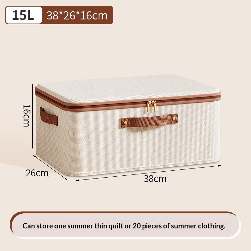 Oxford Cloth Storage Box With Lid Waterproof Large Capacity For Household Clothing Storage