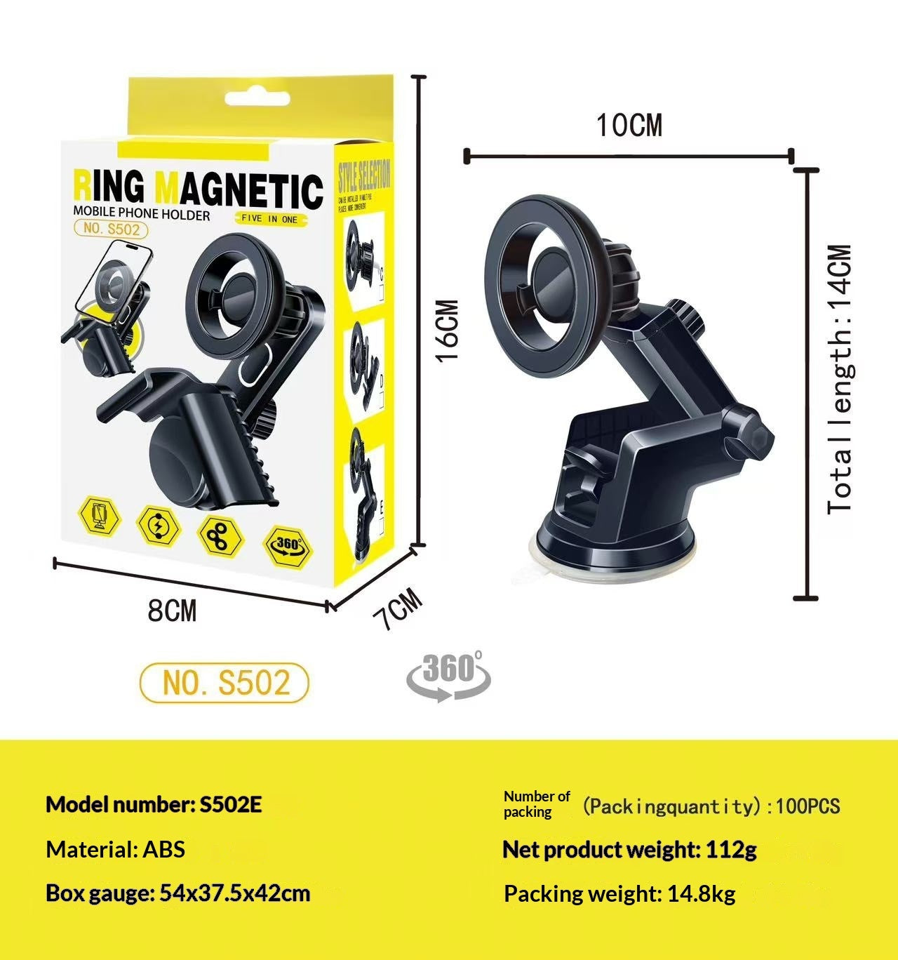 New Magnetic Car Phone Holder