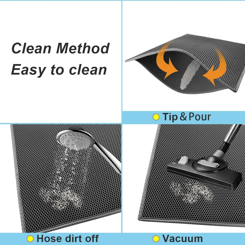 Cat Litter Mat – Honeycomb Waterproof Pad