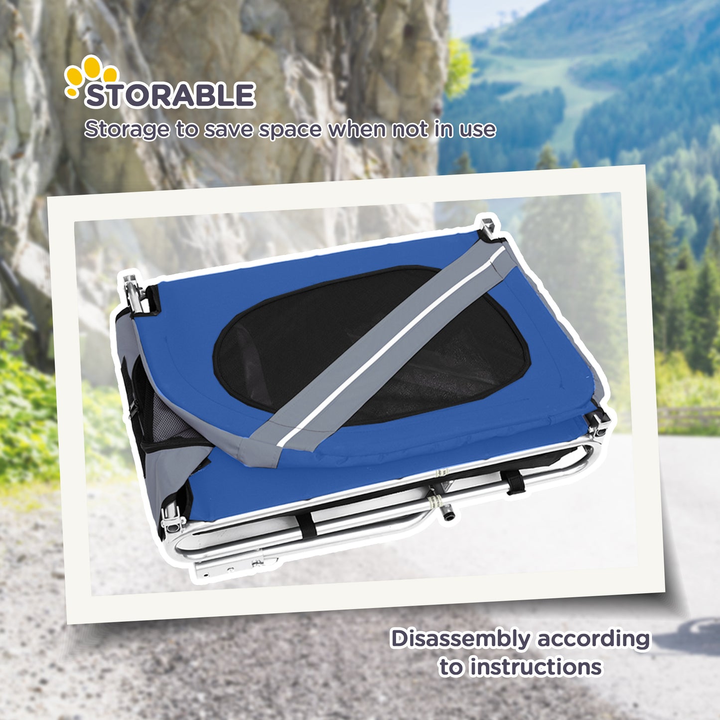 Pet Bicycle Trailer – Cargo Cart Accessory